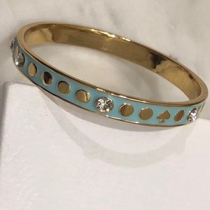 New Kate Spade Turquoise Gold Bangle Bracelet